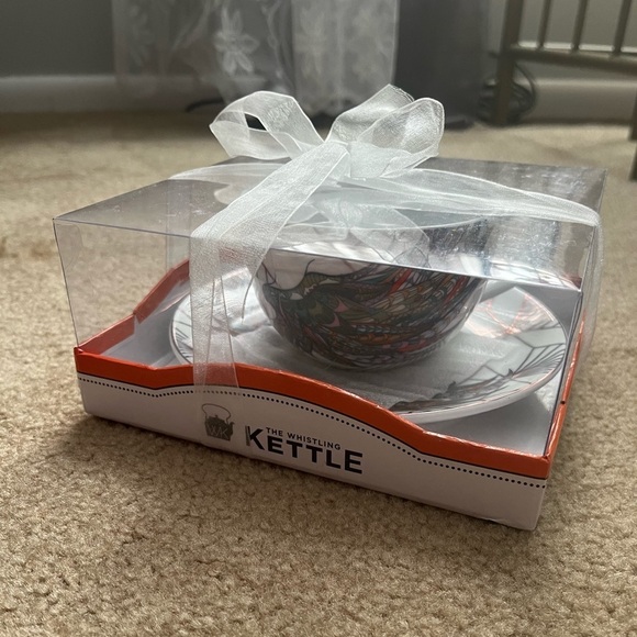 The Whistling Kettle Tea Cup & Saucer - Picture 3 of 5